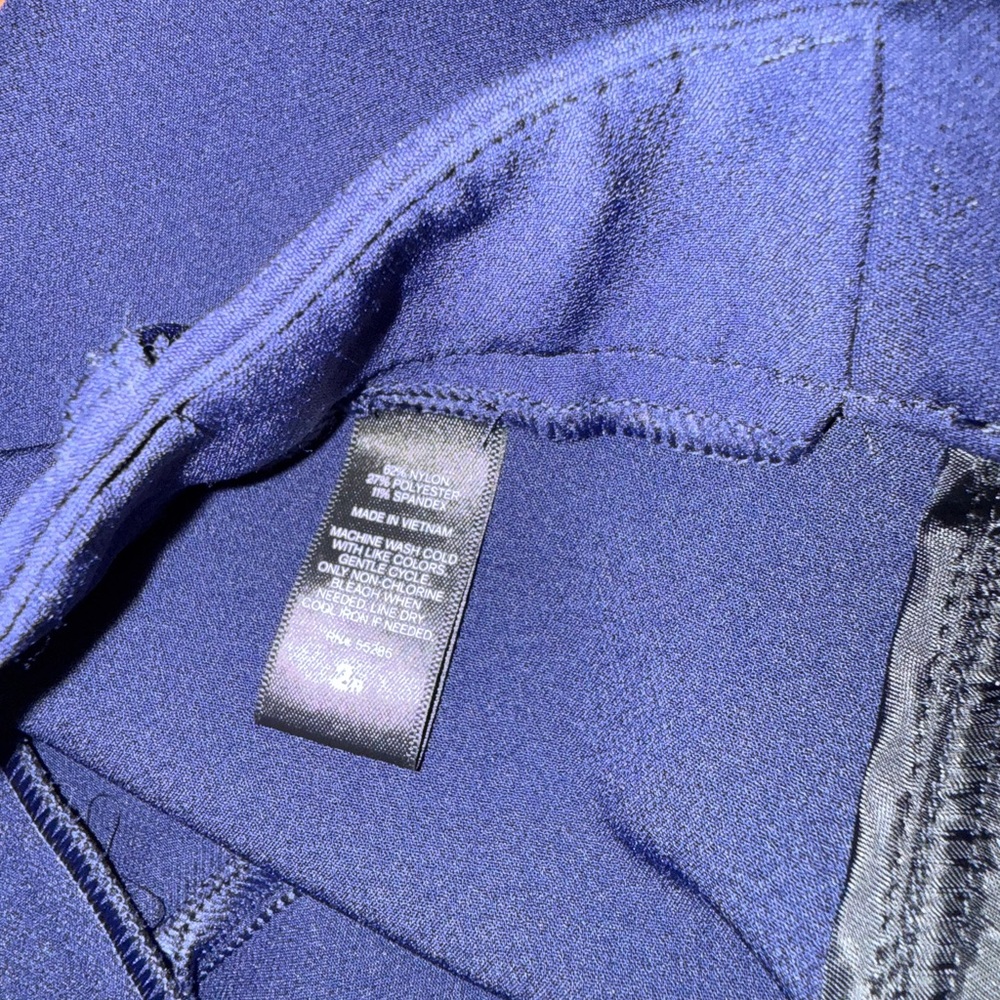 Express Deep Blue Suit Jacket - Picture 8 of 9